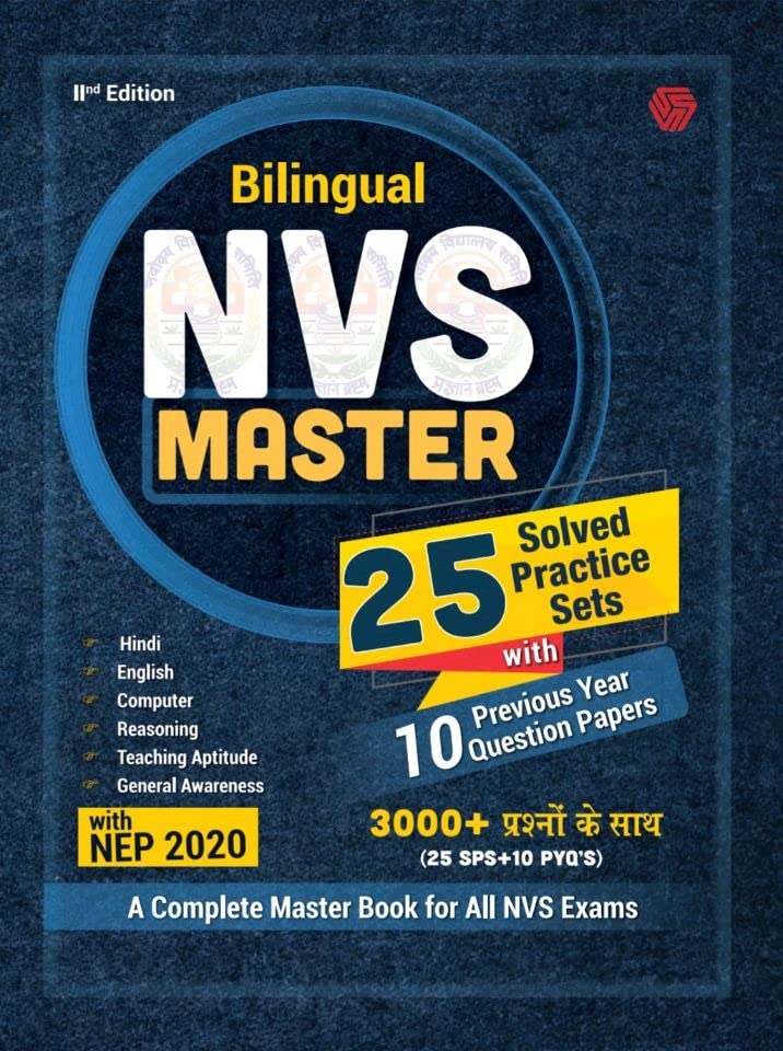 NVS Master | Bilingual | 25 Solved Practice Sets with 10 Previous year ...