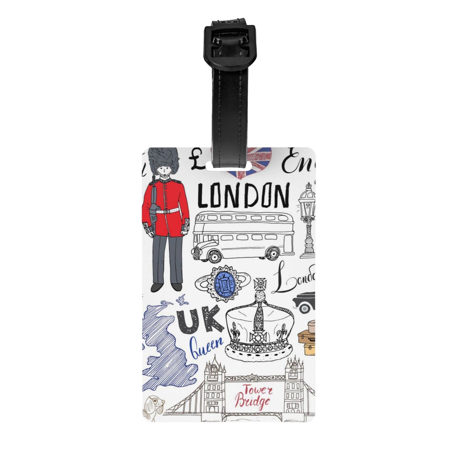 Gepäckanhänger I Love London - Kofferanhänger Für Reise & Identifikation