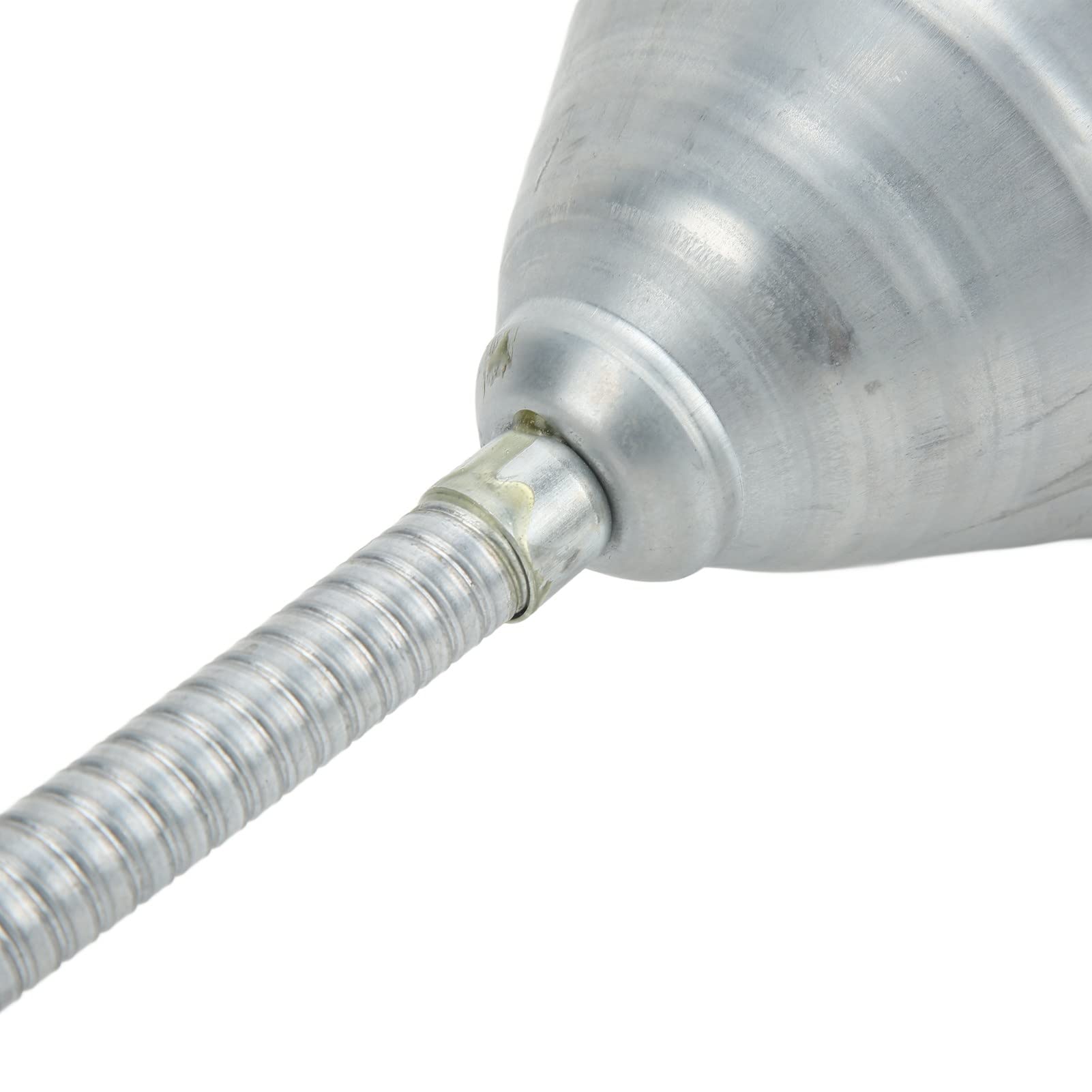 Imbuto di Adescamento, Imbuto di Adescamento Universale in Acciaio Al Carbonio con Tubo Flessibile da 330 Mm/12,99 Pollici per Auto Moto Camion