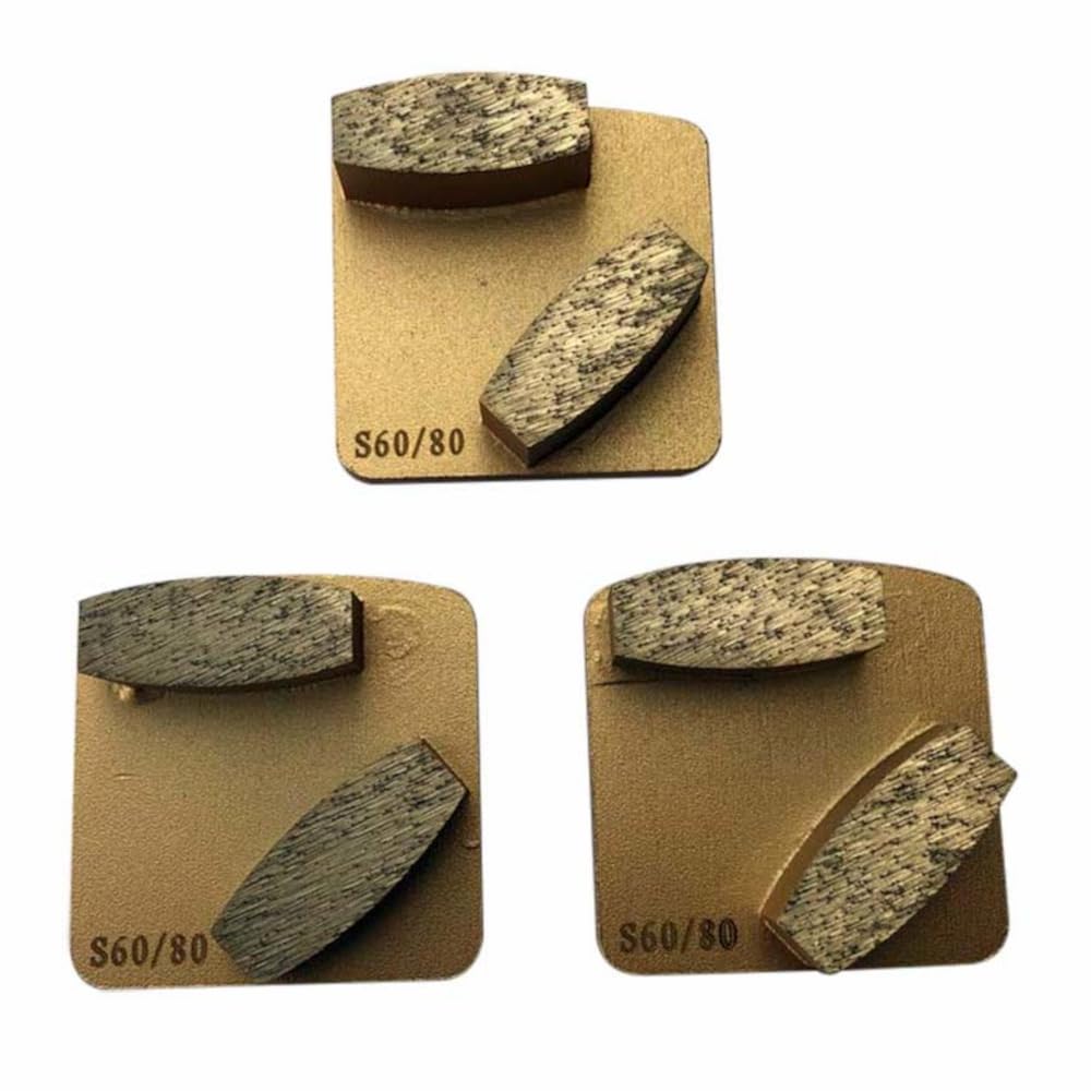 Diamond Concrete Grinding Discs for Husqvarna Redi-Lock, Soft Bond, Set of 3, 60/80 Grit