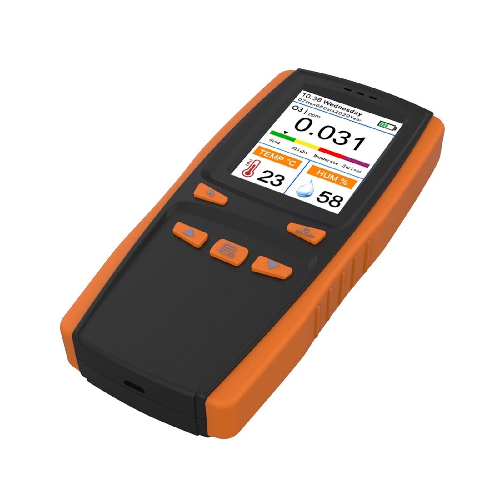 Tragbarer Ozonanalysator, multifunktionales, intelligentes O3-Ozonmessgerät, Gasdetektor, intelligenter Sensor, Überwachung der Luftqualitätsverschmutzung