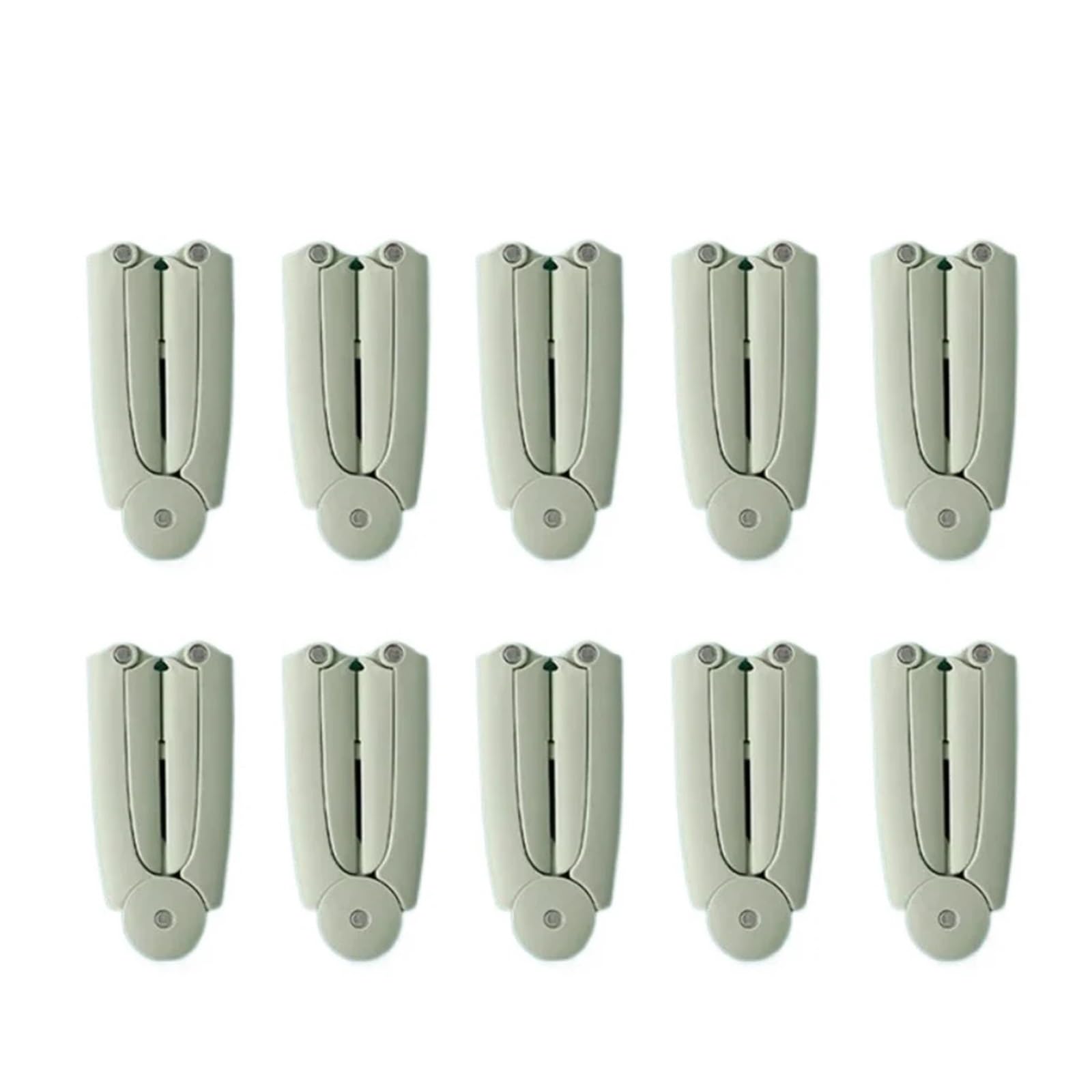 Travel Hangers Foldable Travel Space Saving Non-slip Easy Storage Hanger Outdoor Portable Clothes Hangers(10PCS green)