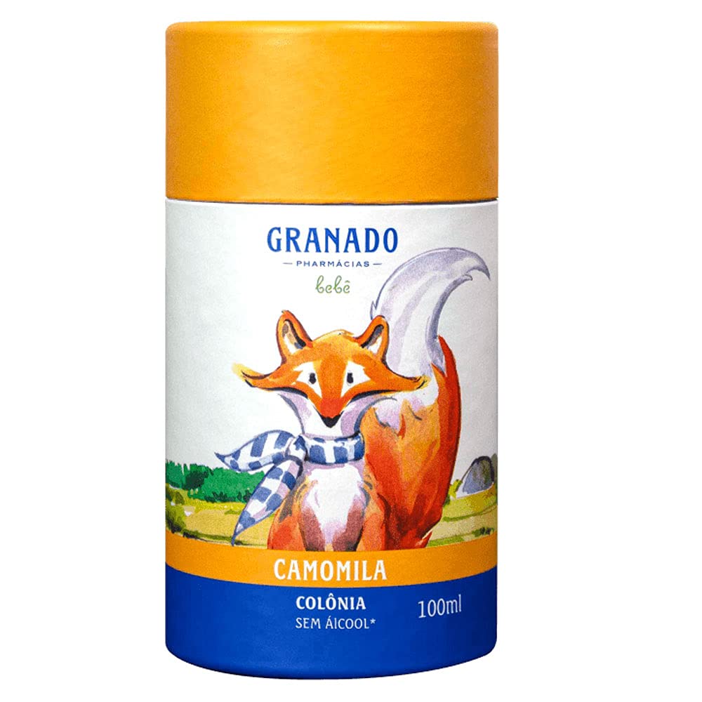 Granado - Linha Bebê - Colonia Camomila Sem Alcool 100 Ml - (Baby Collection - Chamomile Eau De Cologne 3.38 Fl Oz)