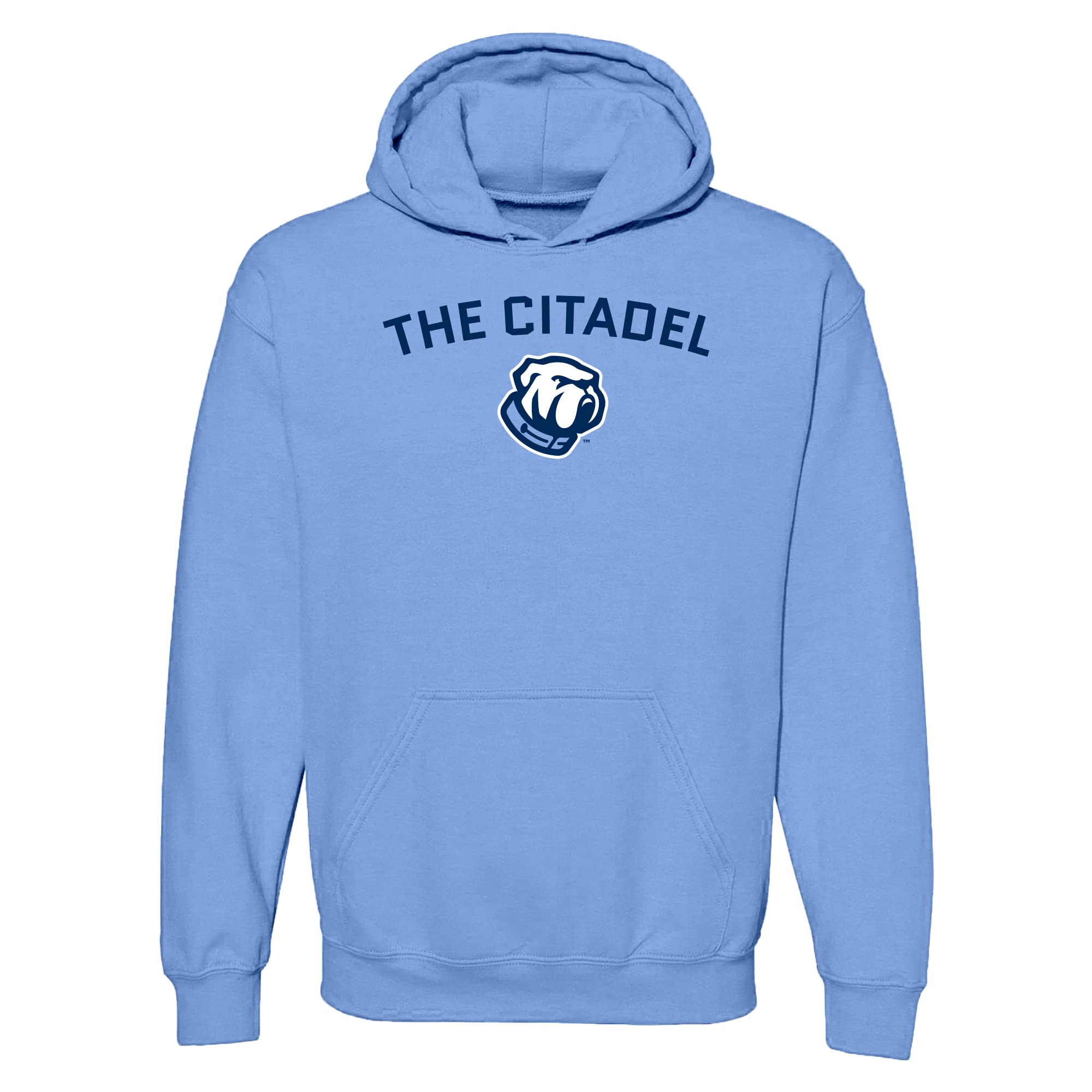 NCAA Officially Licensed College - University Team Color Arch Logo Hoodie, The Citadel Bulldogs C Blue, Large โ image 1