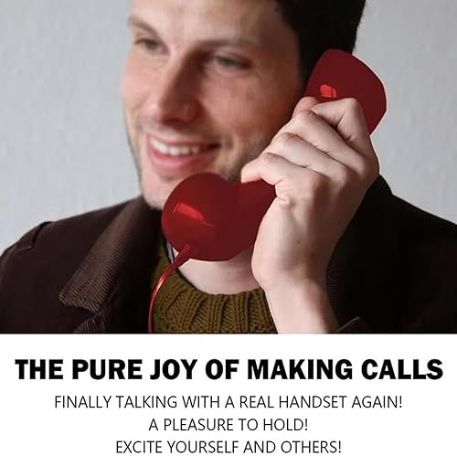 Miniatura 7 de Retro Phone Handset, 2026 New Retro Phone Handset for iPhone Type-C Retro Telephone Style Landline Handle Receiver, Plug & Talk for Cell Mobile