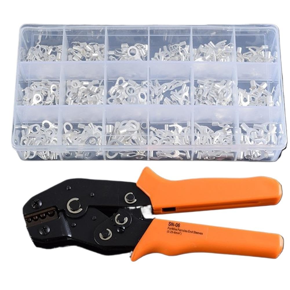 Cntusrxt One Color 420Pcs Terminal Crimping Pliers Sn-06 Kit For 0.25-6 Mm2 Wire Connector Hand Tools Sets