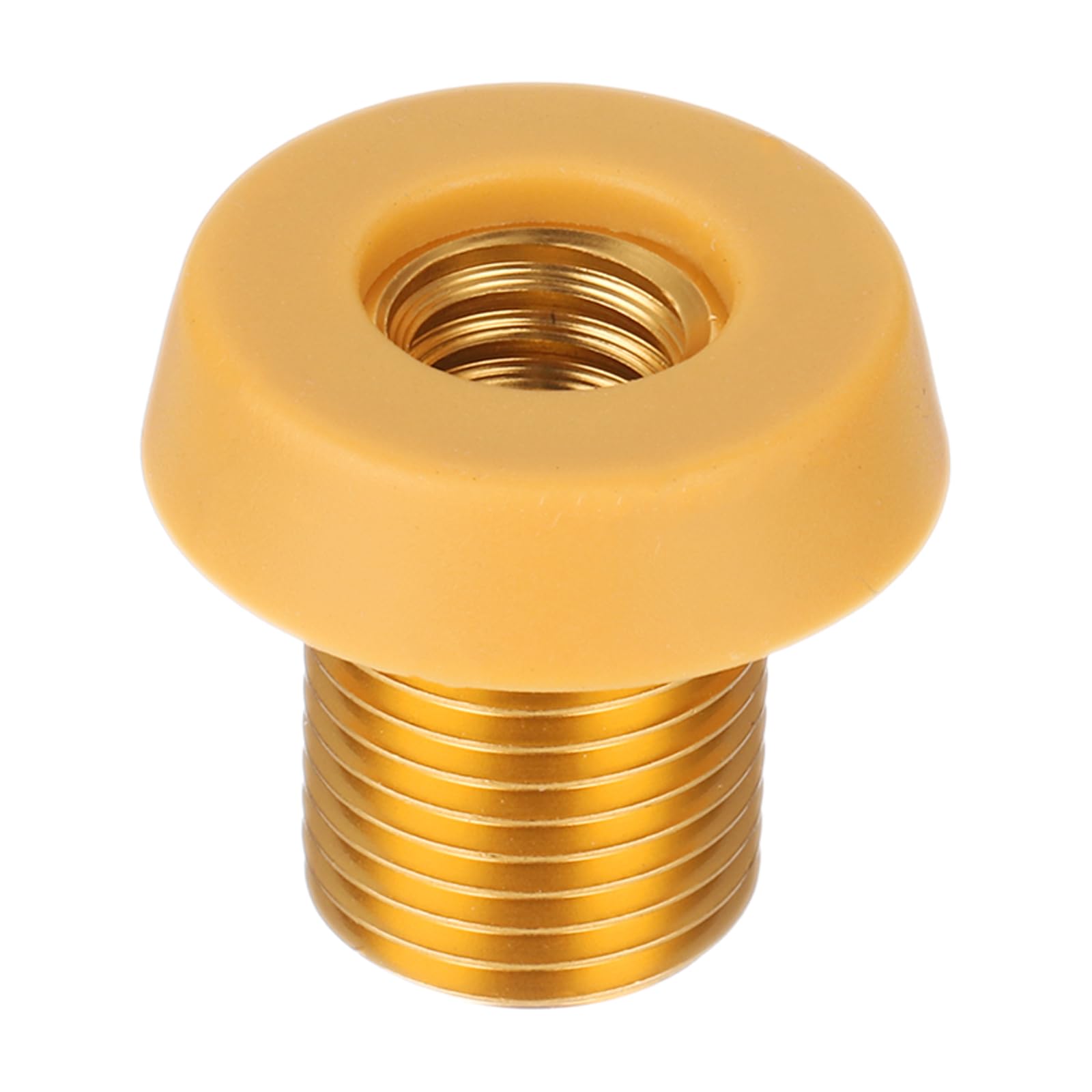 PATIKIL 0.7" Billiard Cue Bottom Cover, 1 Pack Billiard Cue Rubber Plug Billiard Cue Bottom Protection Pad for Billiard Cue Stick, Gold
