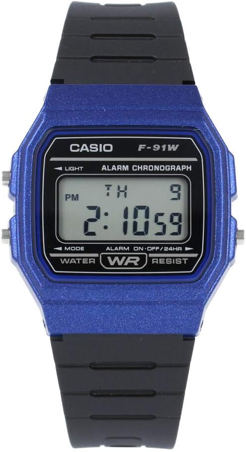 Casio Standard Cheap Casio Watch, Watch, Mens, Womens, Digital, Basic, Black, Rubber Band F91WM-2A Parallel Import