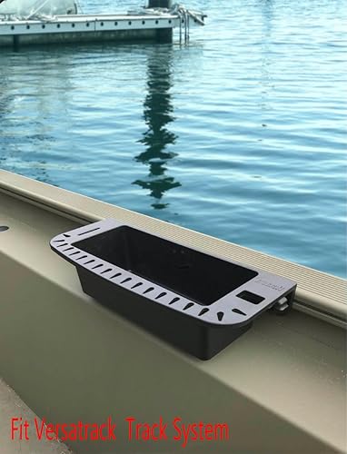 Miniatura 4 de Brocraft Soporte para herramientas para sistema de pista de barco de 90 gradosorganizador marino para pista Versatrack, pista deportiva Lund,