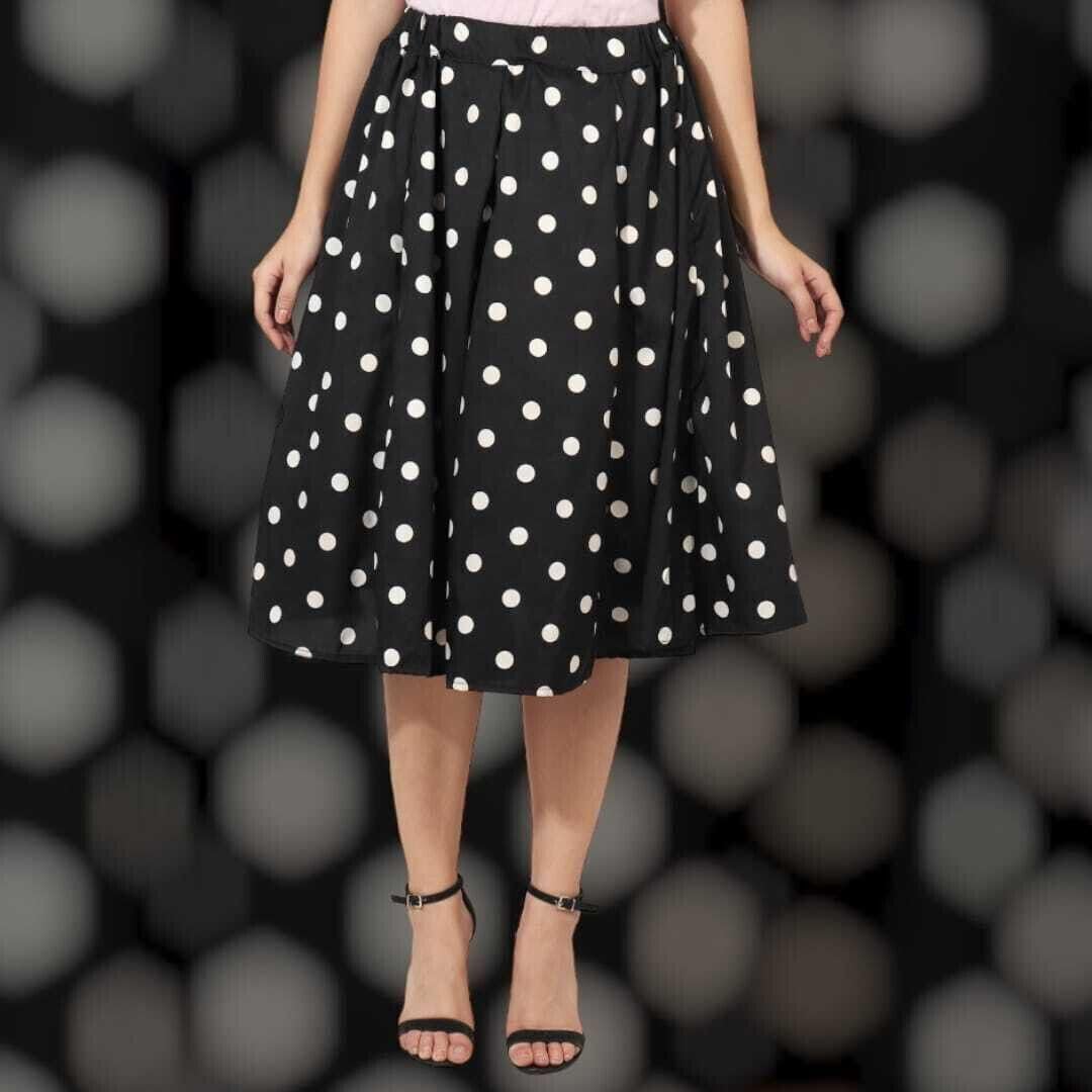 Beer and Kabeer Enterprises' Women’s Crepe Midi Length with Allover Paisley Printed Flared Elastic Waist Skirt_Flip_New_New_New_Skirt-TP-BG-Parent-picture-38