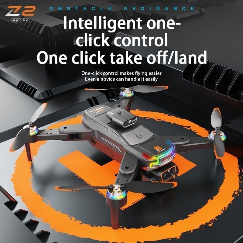 Image of Amitasha Drone 4K 1080p Dual HD Gesture Camera Obstacle Avoidance Remote Control Flying RC Drone Brushless Motor 2 x 3000mAh Rechargeable Battery