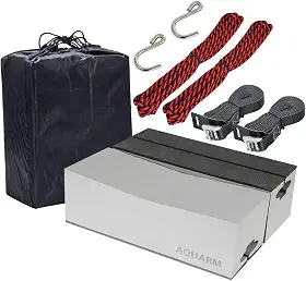 Kit universal de suporte de caiaque, blocos de espuma de caiaque para teto macio padrão de substituição de suportes de teto de carro com amarração, 30,5 cm
