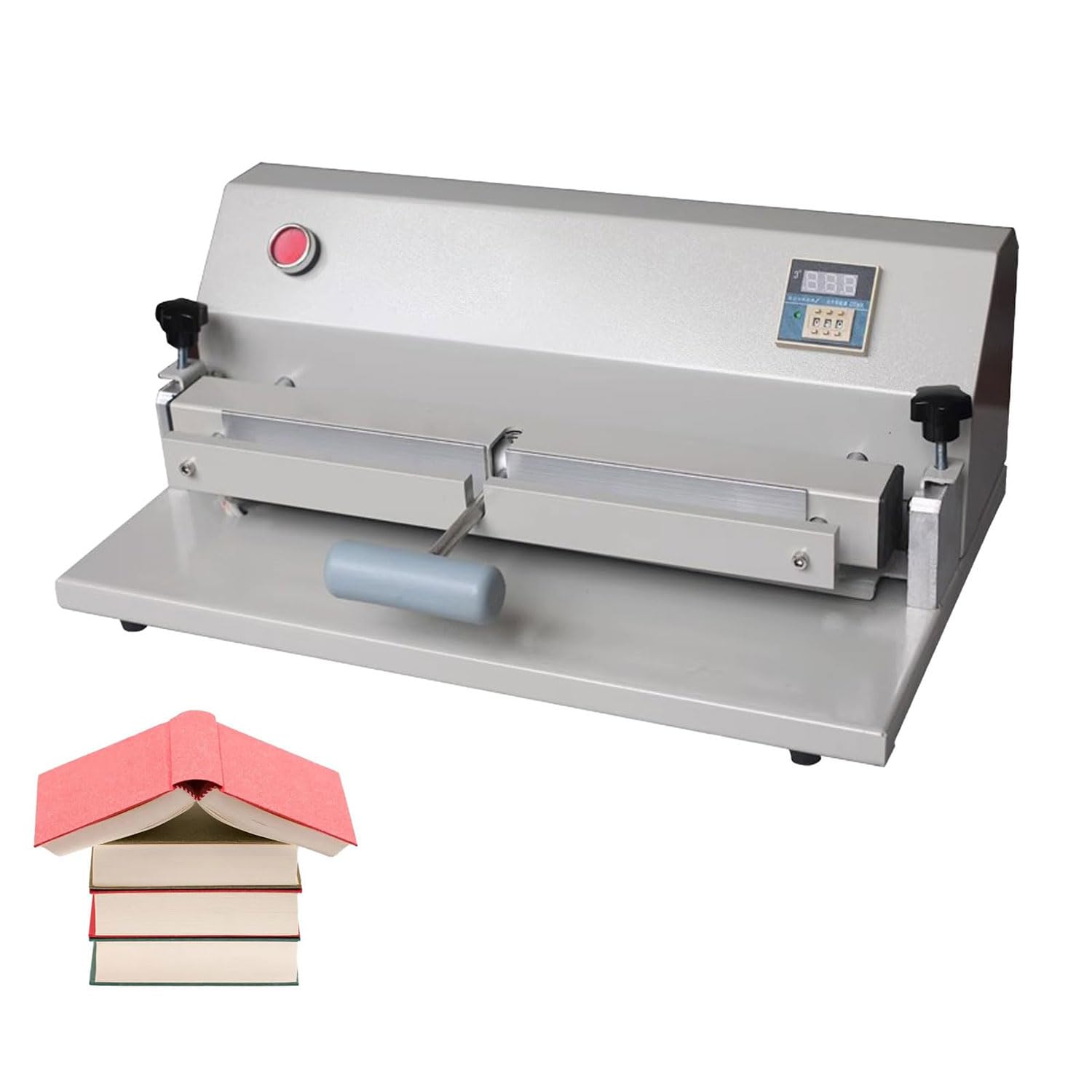 Plieuse à papier électrique robuste avec contrôle numérique de la température LED, largeur de rainure de 330 mm, épaisseur maximale de 50 mm, pour menus, albums