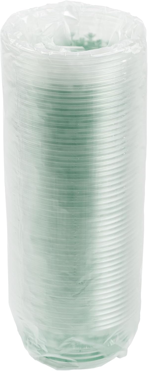 Jaya 100% Compostable Clear PLA Round Deli Container, 12-Ounce, 600-Count Case