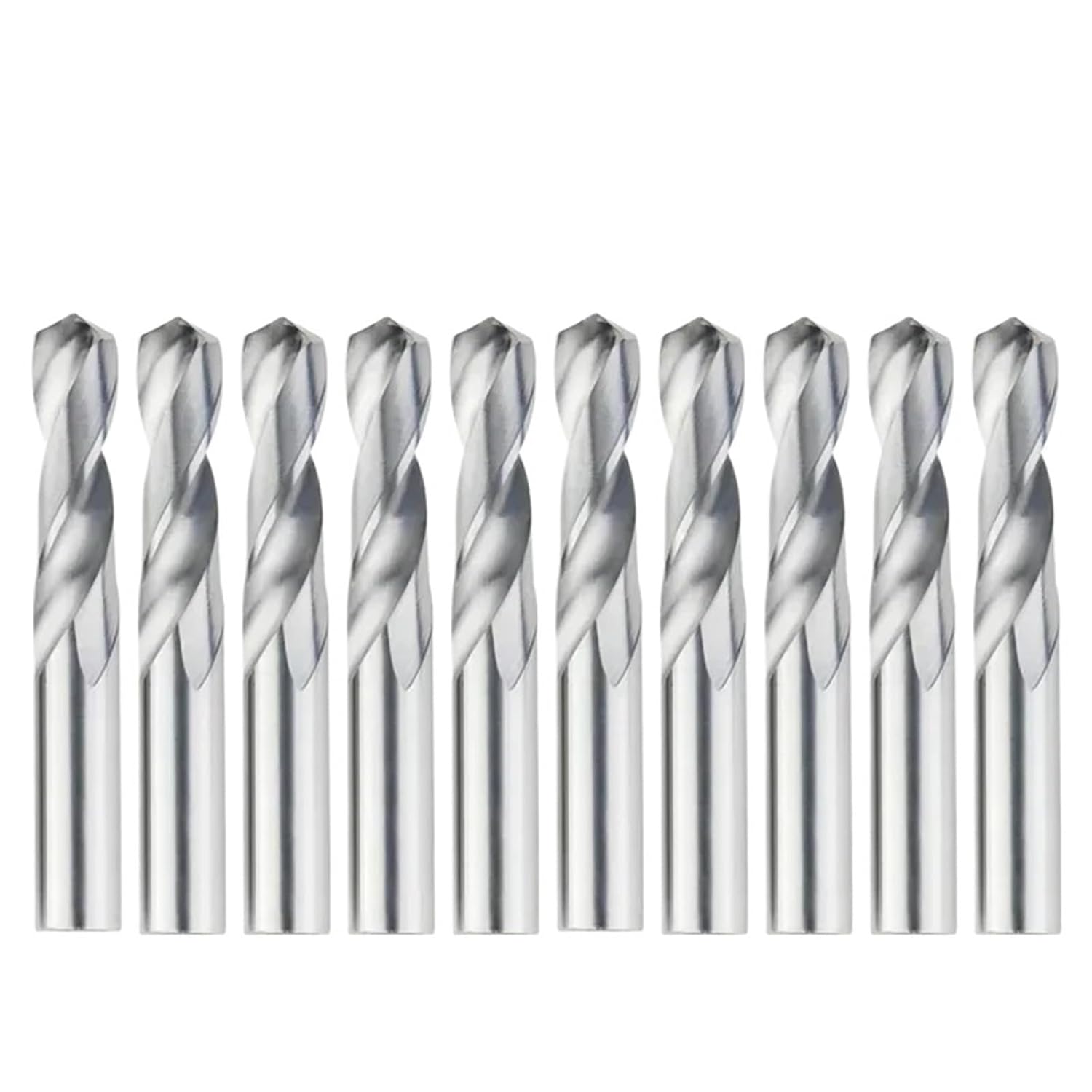 Solid Tungsten Carbide Drill Bits for CNC Carbide Gwist Drill Bits 1.0-20mm Metalworking Bit Carbide Milling Cutter(10pcs,15mm)