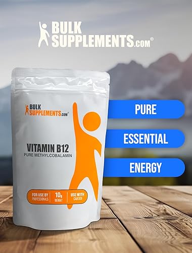 Miniatura 5 de BULKSUPPLEMENTS.COM Pure Metilcobalamina (vitamina B12) Polvo  Metil B12  Vitaminas energéticas  Suplementos de vitamina B12  Vitamina B12 vegana