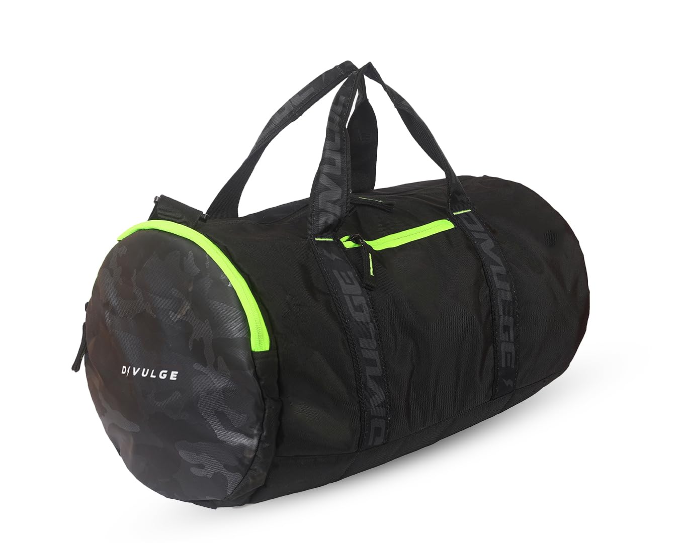 divulge Neon Sports Duffel Bag, 34L Water Resistant, Medium Size, Polyester Cover, 50x26x26cm-picture-29