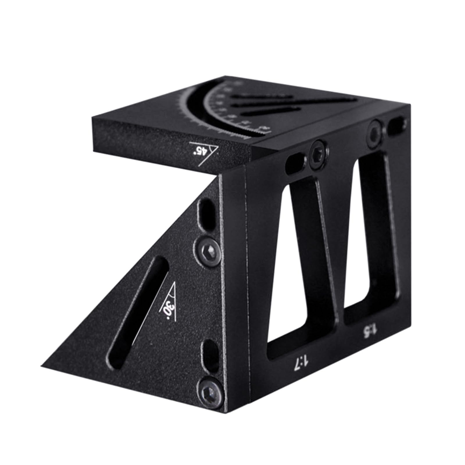 Strumento di misura per la lavorazione del legno Scriber Architetto Circolare Centerline Drafting Lega di Alluminio Strumento di Misura Compatibile Per Falegname Circolare Centerline Disegno Strumento