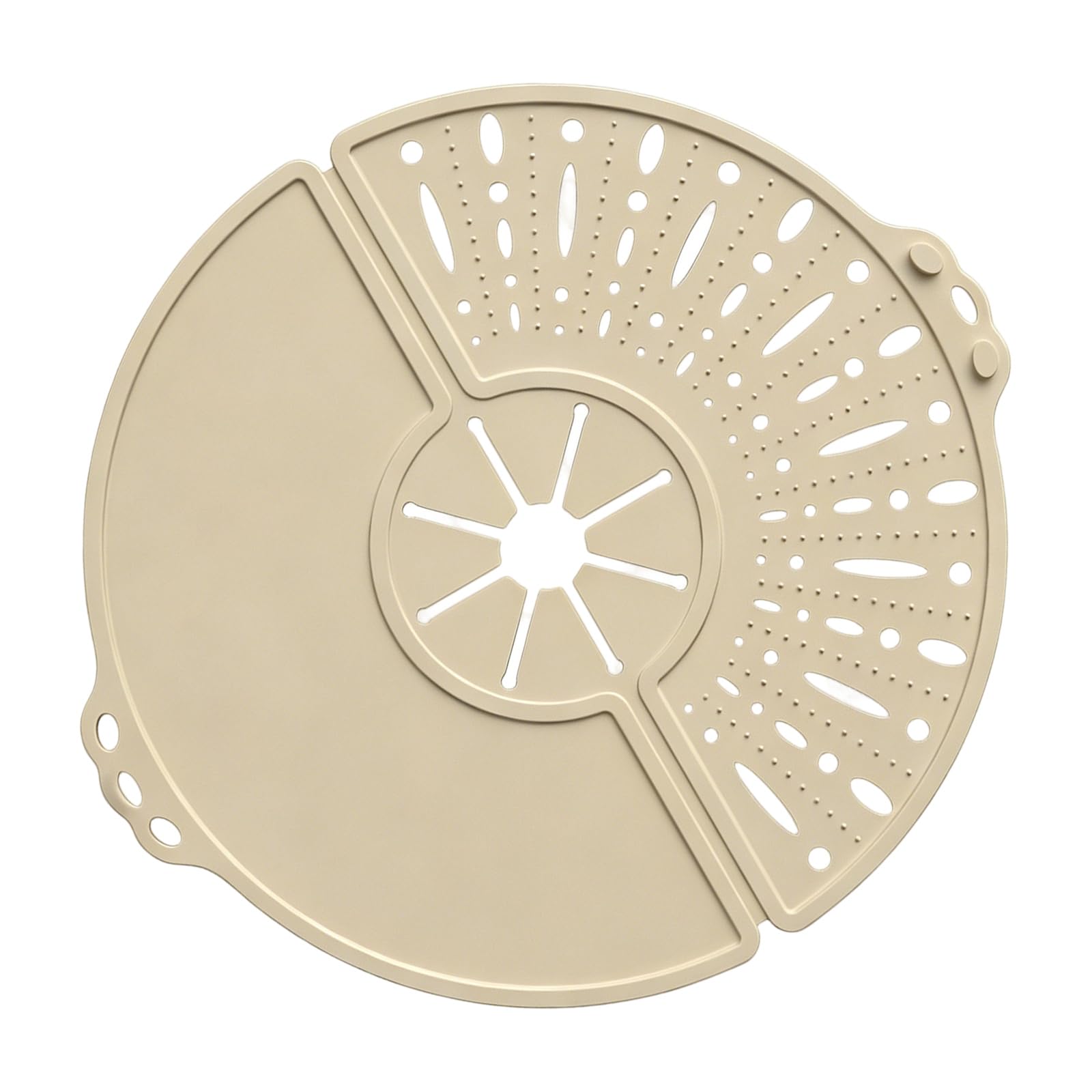 Zxfdsfdbnm Silicone Foldable Splatters Guard Lid Universals for Most Pots Frying Pan Oil Greases Splashes Screen Kitchen Accessories Fry Pan Cover