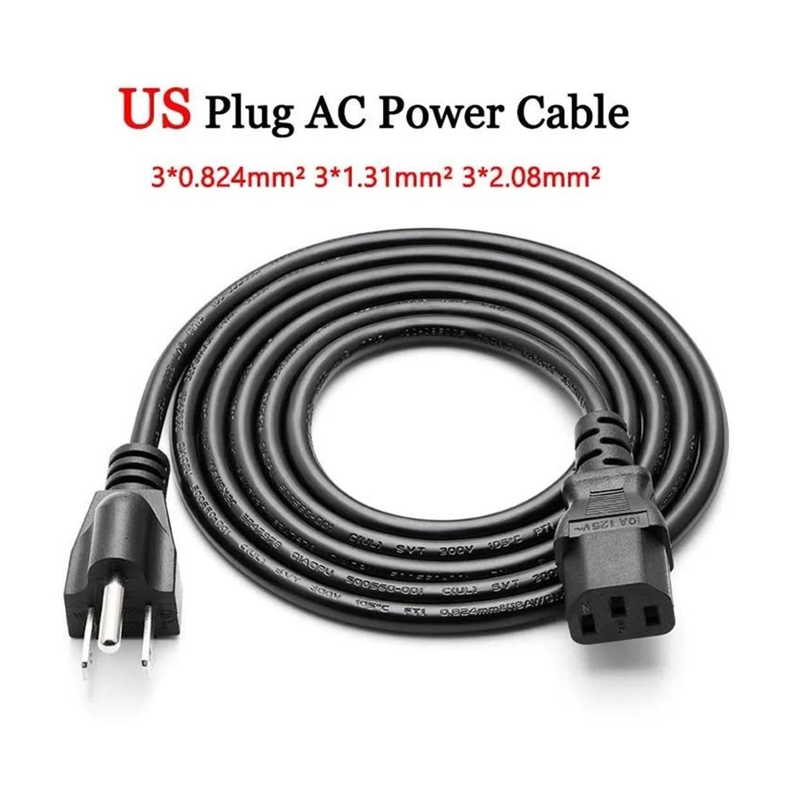 1,5 M 3 M 5 M AC Power Kabel 3 Zinken Stecker EU US AU UK C13 Lade Linie for TV Computer Drucker Laptop(AU SAA 3x2.5mm2,3M)