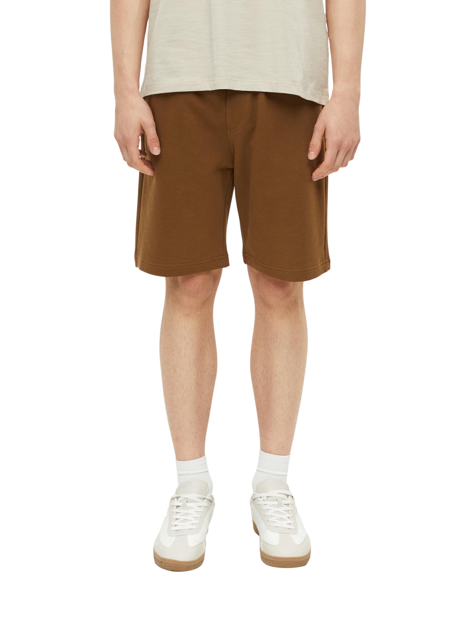 s.Oliver Men's Bermuda Shorts Relaxed Fit 2179302, Brown, S