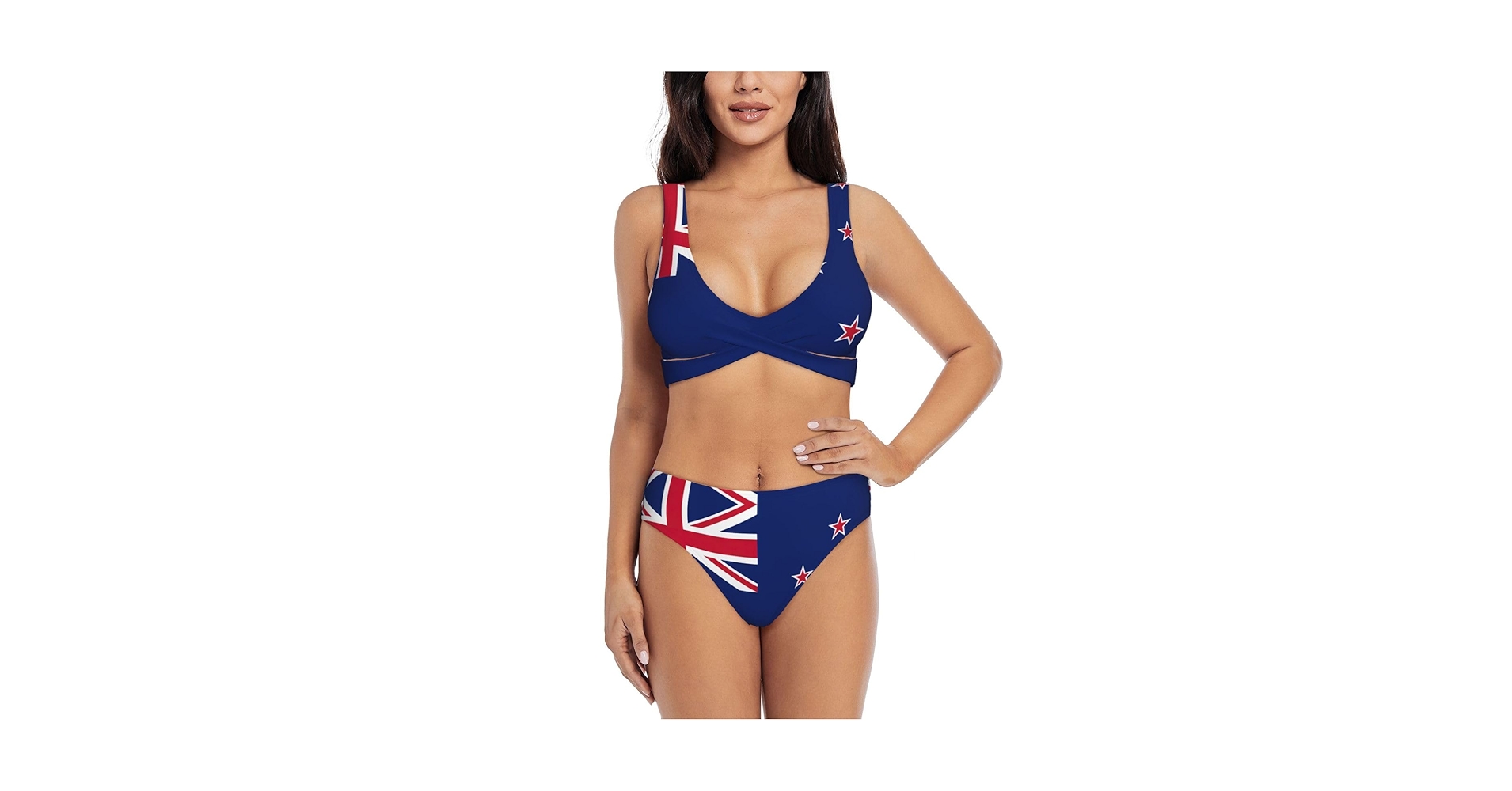 Amazon.com: YQxwJL New Zealand Flag Print High Waisted Two Piece Amazon.com: YQxwJL New Zealand Flag Print High Waisted Two Piece