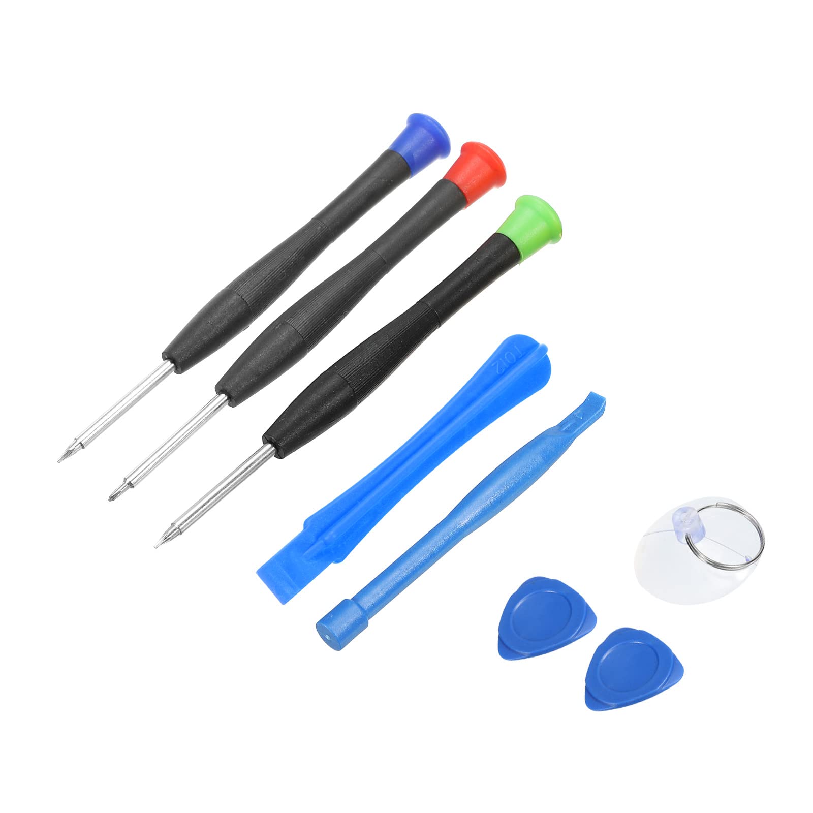 PATIKILPhone Pry Opening Tools Screwdriver Spudger Kit Set 8 in 1 for Cellphone Mobile Phone Laptop PC Repair(P1.5, T2, T0.8)