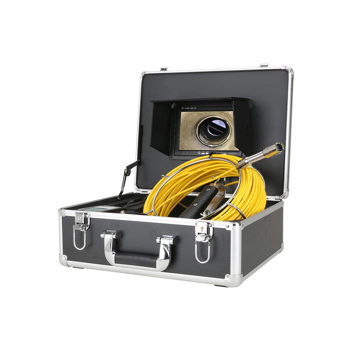 YNIYUJKL Pipeline Detector,7" Dvr Recording Pipe Inspection Video Camera,1000Tvl Drain Sewer Pipeline Industrial Endoscope
