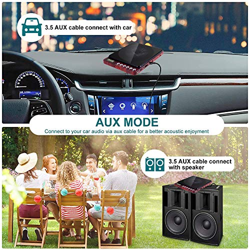 Tragbarer CD-Player mit Lautsprechern und Kopfhörern