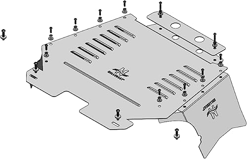 Miniatura 9 de Escudo antirrobo para convertidor catalítico, compatible con Toyota 4Runner 2014-2024, 4.0L con KDSS - Protección de convertidor catalítico de
