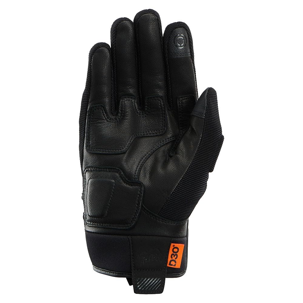 Furygan Jet D3O EVO - Guantes Moto Hombre Verano Homologados CE - Palma de Cuero