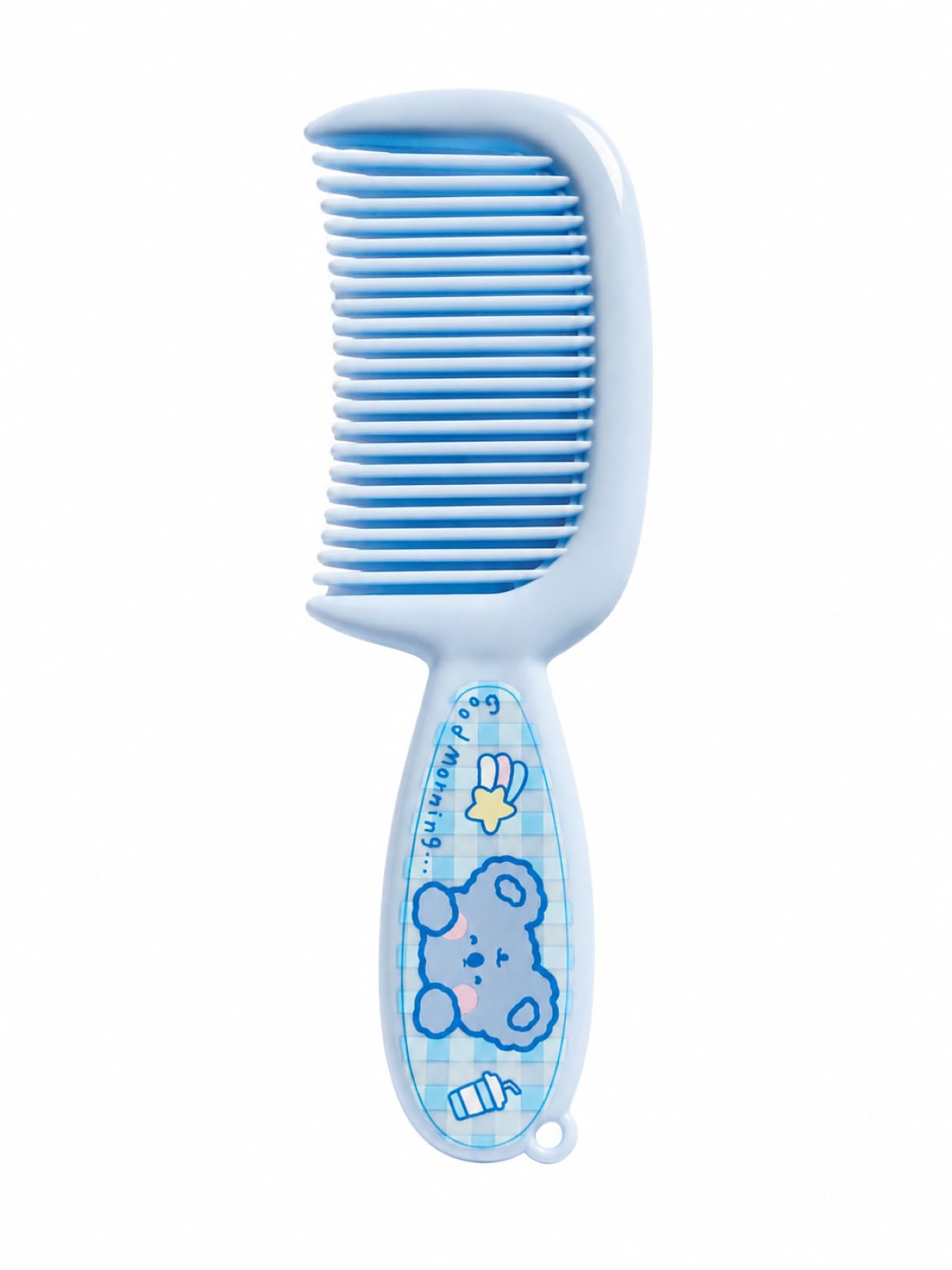 Cute Cartoon Kids Soft Hair Comb for Girls Wide Tooth Detangling Comb for Baby & Children Plastic Anti-Tangle Hair Comb for Daily Use, Pack of 1-image-38