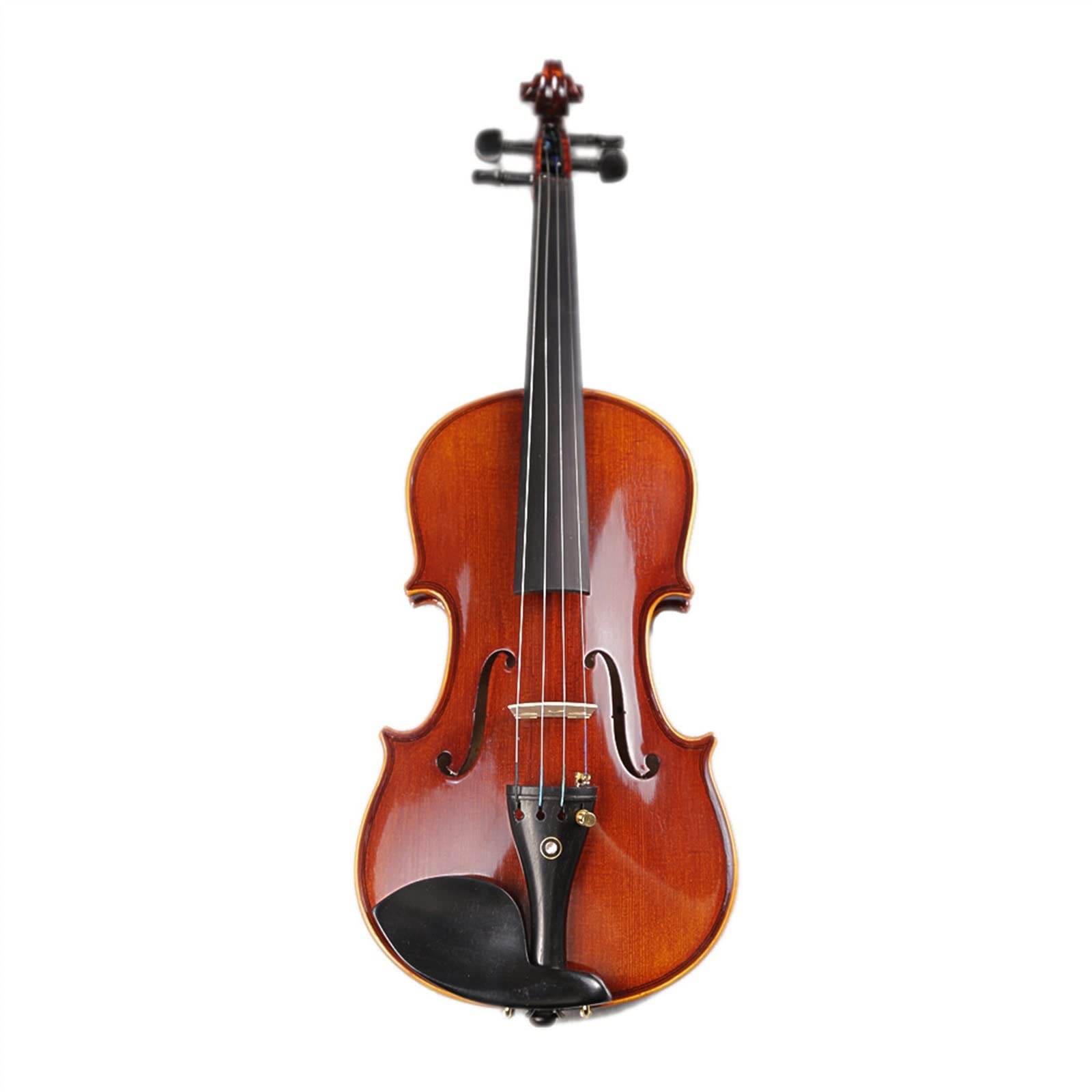 Modello Strumento A Violino 4/4 A Piastra Singola Fatto A Mano con Accessori in Ebano Arco E Scatola Violini per Studenti