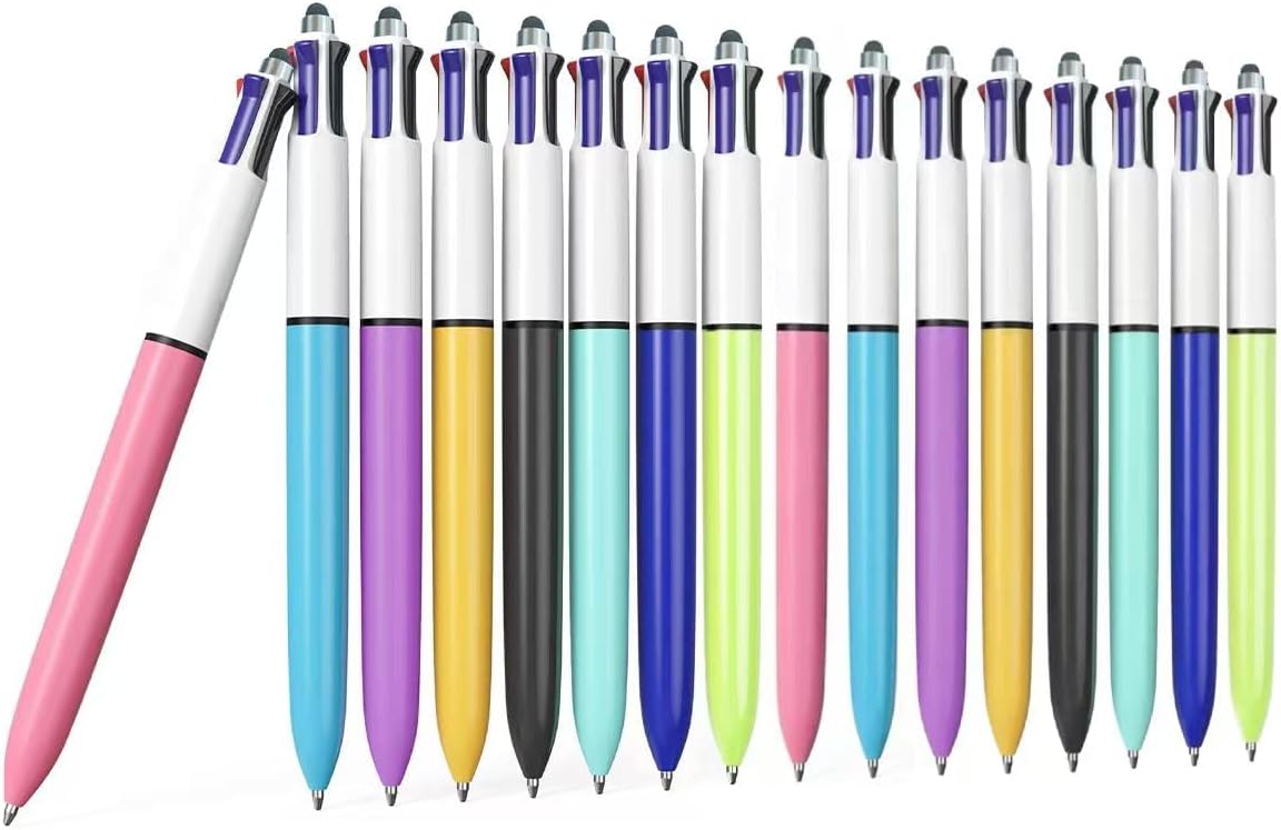 Amazon.com : Aosrpvoi 16-Pack Multicolor Ballpoint Pens with Stylus Tip ...