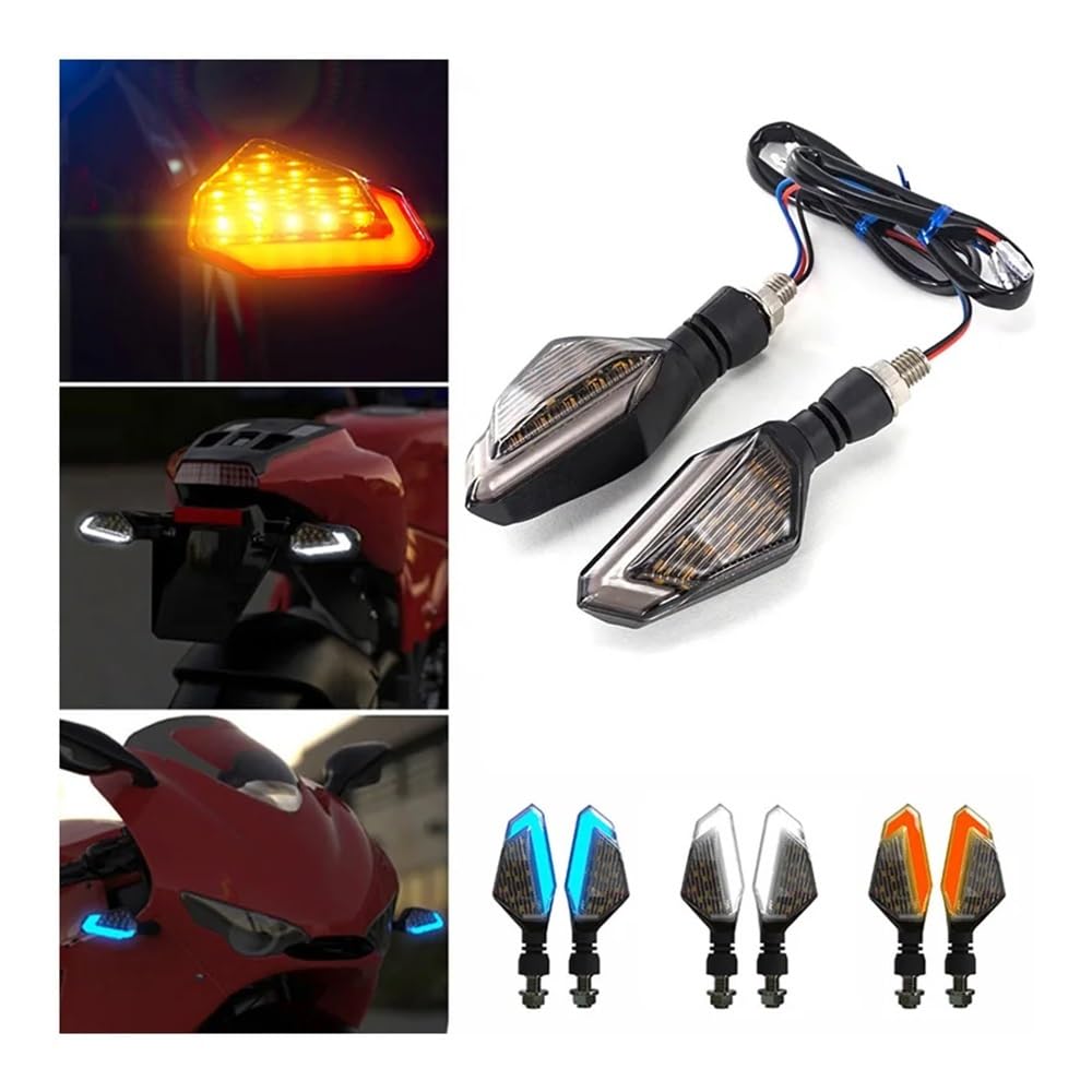 Kierunkowskazy motocyklowe (zestaw 2 sztuk), światła do jazdy dziennej LED, oszczędność energii