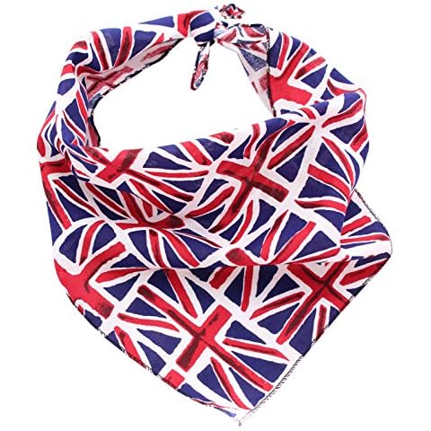 Pet Pooch Boutique Union Jack Bandana for Dog, Small/Medium Cover