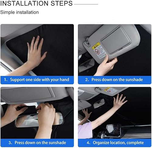 Miniatura 6 de HATHWAY Fit for Kia Forte YD Cerato Sedan K3 2012-2018,Car Sunshade Shield,car Windshield Sunshade,Car Front Windshield Curtain