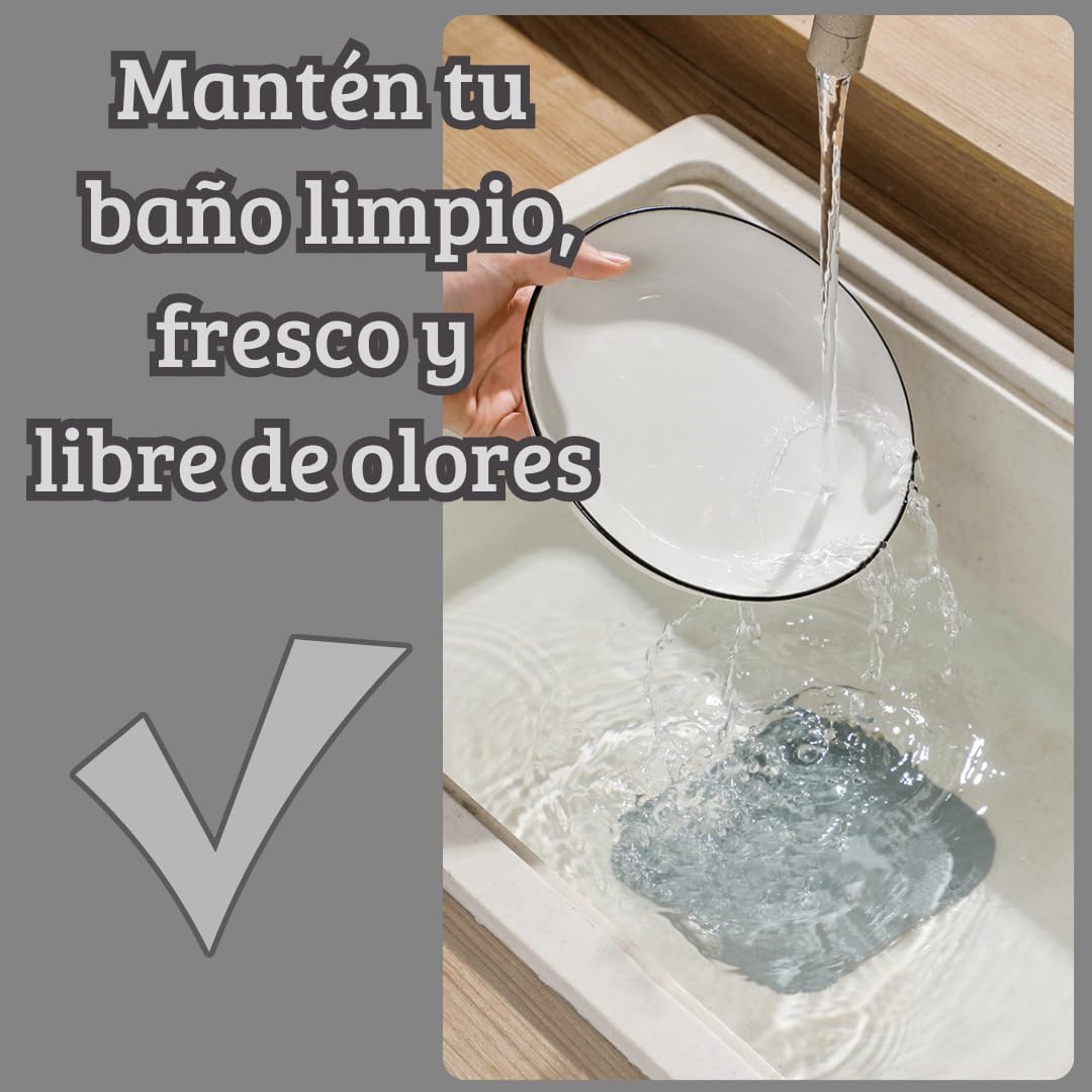 Tapa de Silicona para Desagüe Ducha - Evita Malos Olores o cucarachas - Tapón para Bañera, Ducha o Cocina - 15 centímetros. — view 7
