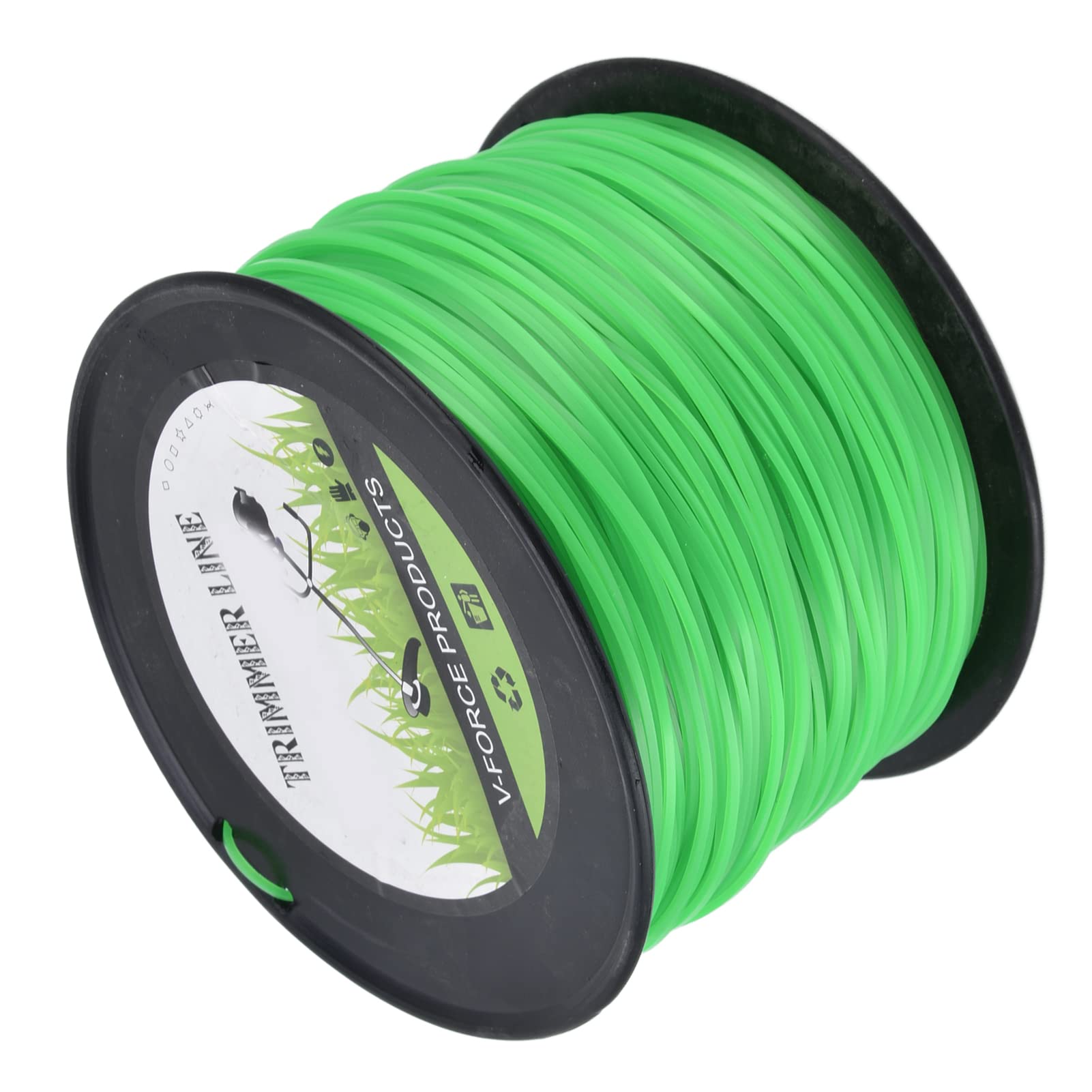 Żyłka do Przycinarki Mocna, Wydajna żyłka do Kosiarki Premium dla Profesjonalnych Ogrodników Nylon Zielony 2,0 Mm X 372 M