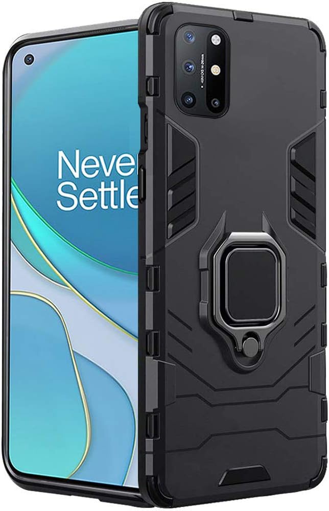 TheGiftKart Back Cover For Oneplus 8T ( Poly Carbonate|Black )