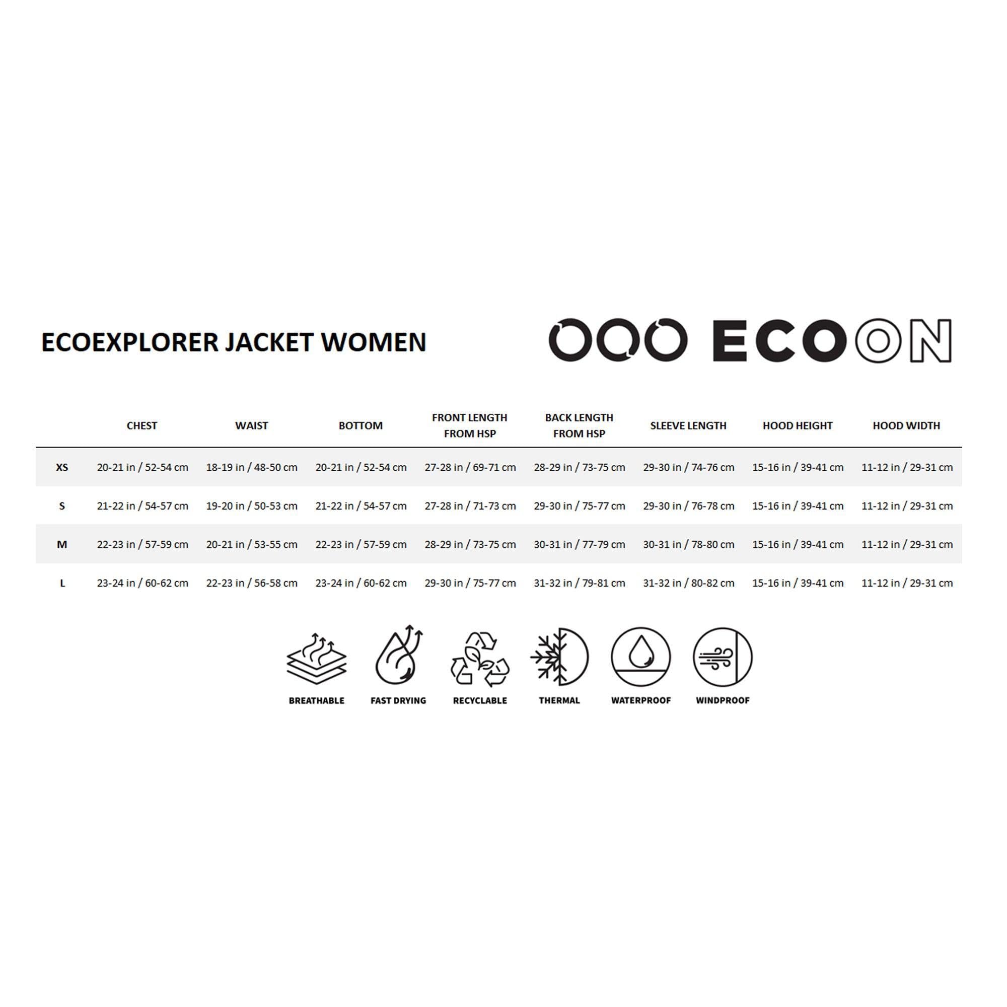 ECOEXPLORER Chaqueta de Esqui Mujer Naranja
