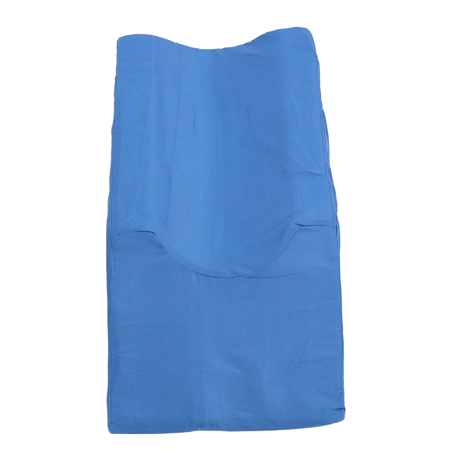 Pilipane Almohada de elevación de piernas, cojín ergonómico de espuma de alta densidad con diseño en forma de U para recuperación del sueño y alivio del dolor, azul, 59x28x15cm