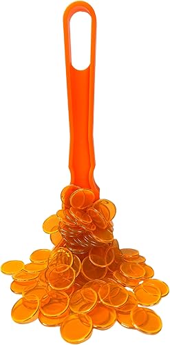 MR CHIPS Hecho en Estados Unidos Varita Magnética Plus 100 Bingo Naranja