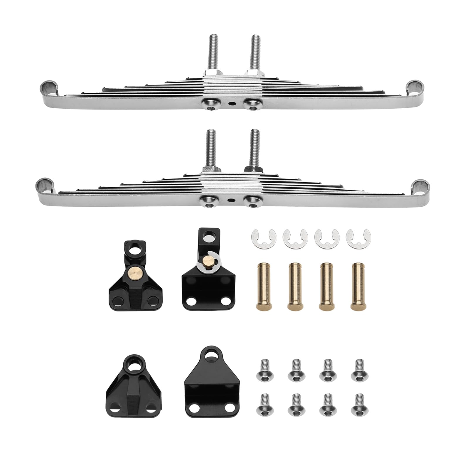Goolsky Kit de Suspension en métal alimenté, Remplacement pour Tamiya 1/14, Tracteur télécommandé, Camion, télécommande, Mise à Niveau de Voiture, pièces de Rechange