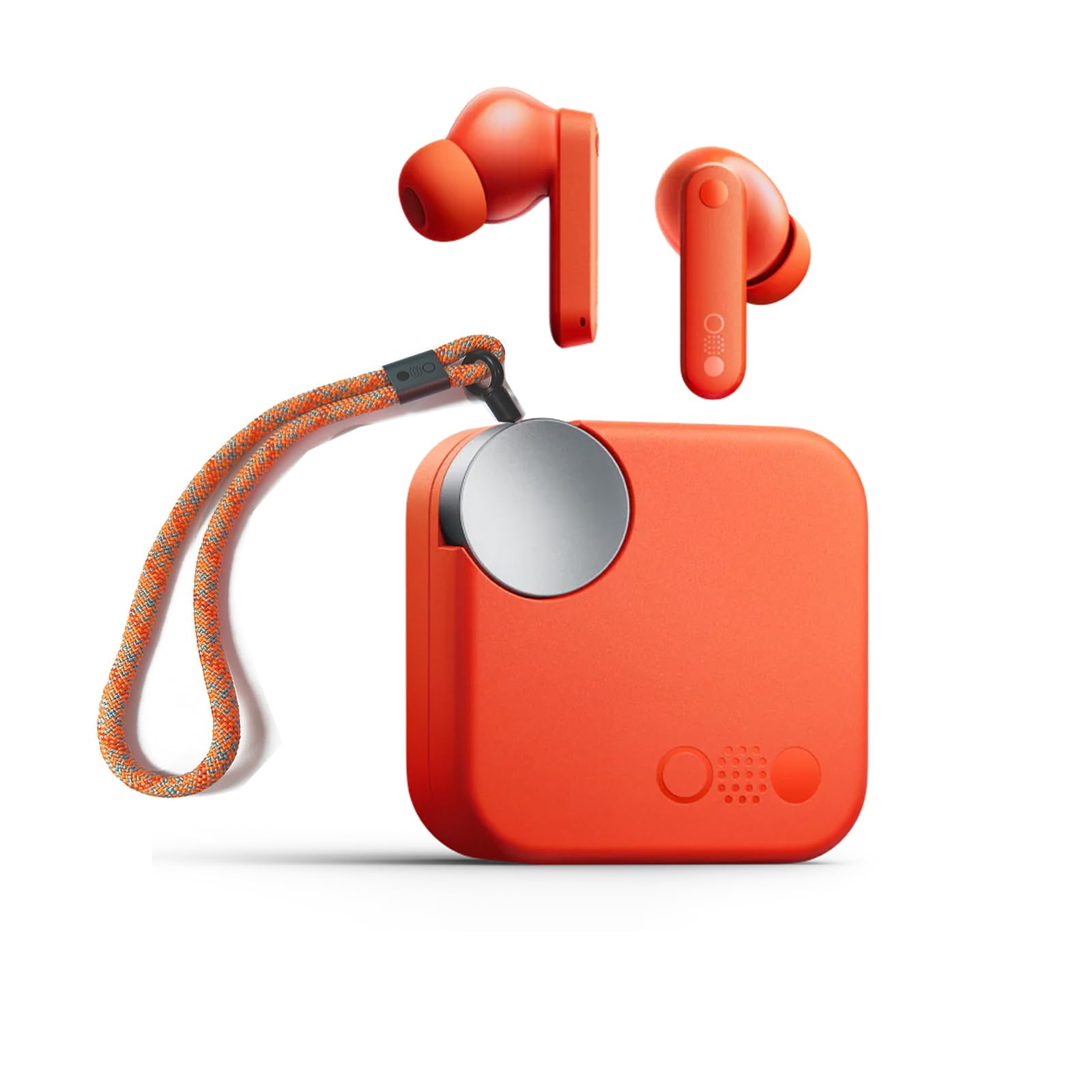 CMF BY NOTHING Buds Wireless Bluetooth Earbuds,42Db Noise Cancelling  Earbuds,Dirac Hd Audio,35.5H Playtime,Bt5.3,Ip54 Waterproof,4Hd Mics  Wireless In Ear Headphones For iPhone&Android(Clear Orange) : Amazon.in:  Electronics