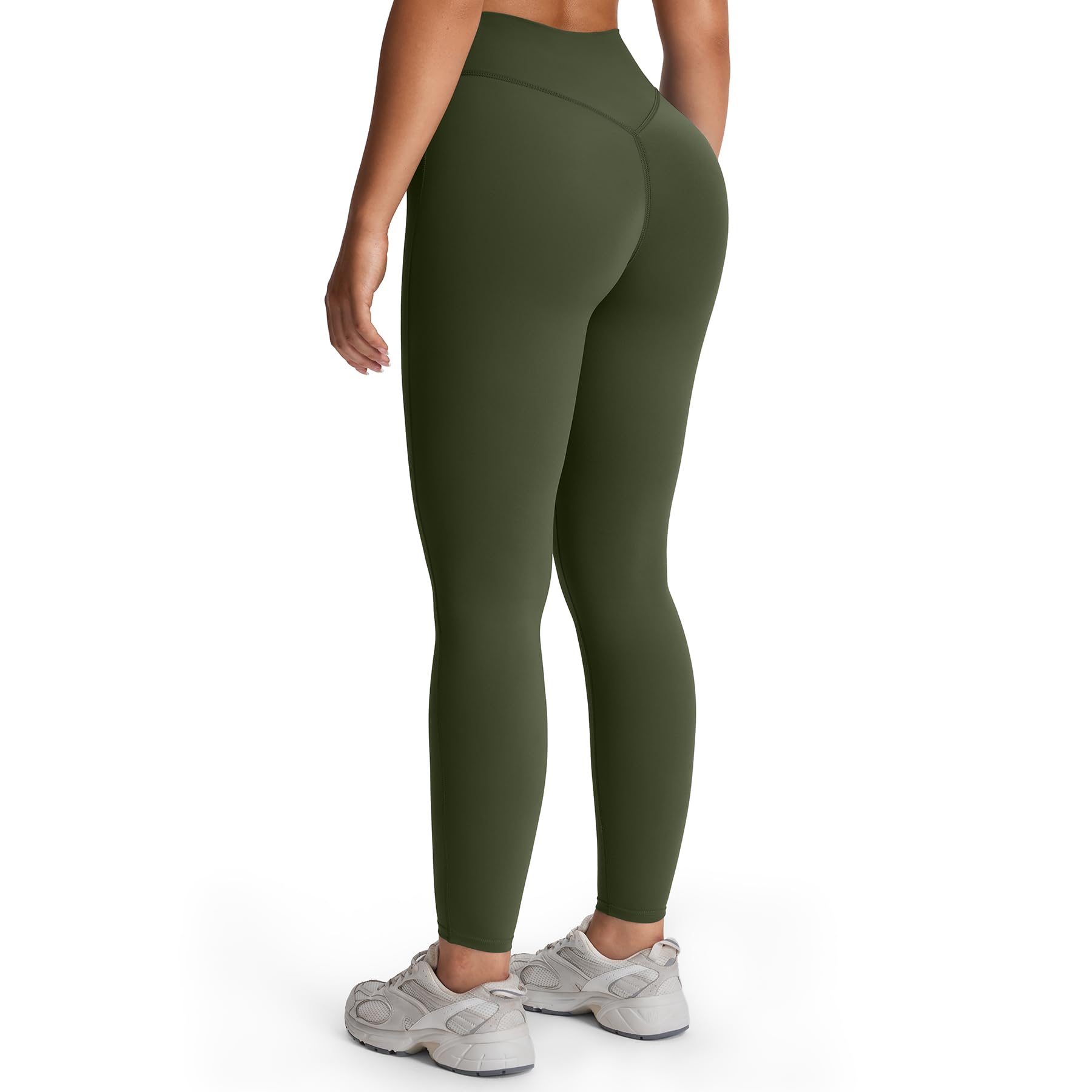 Aoxjox Women’s Workout Leggings High Waist Hidden Scrunch Tummy Control Gym Training Yoga Pants 25"/27"/28.5"