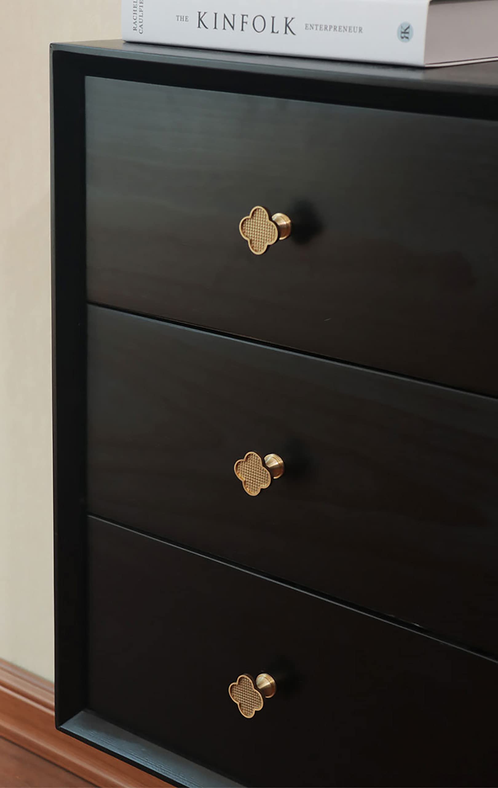 MANTARA A-0006-27 Creative Four-Leaf Clover Furniture Door Handle Dresser Drawer knob Hardware Accessories Pull Single Hole knobs(Lattice Brass)(Pack of 1) (B09NNS2TQV) Amazon Price History, Amazon Price Tracker