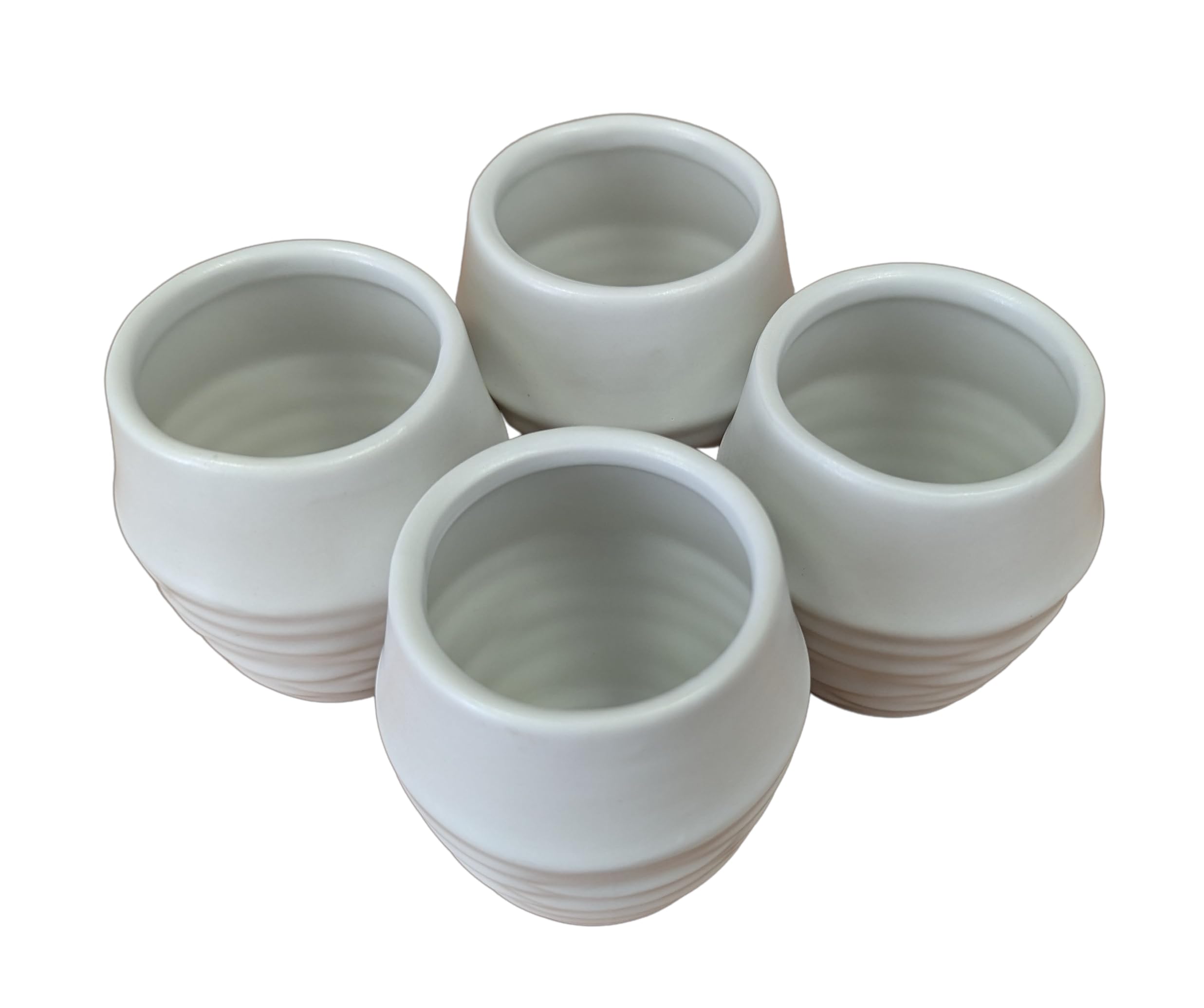 ORIGEENS EXPRESSO KOFFIE CUP SET | Portugees Handgemaakte Keramische Expresso Cup Set | Koffie Beker Service 120mL x4 | Originele Gift Box
