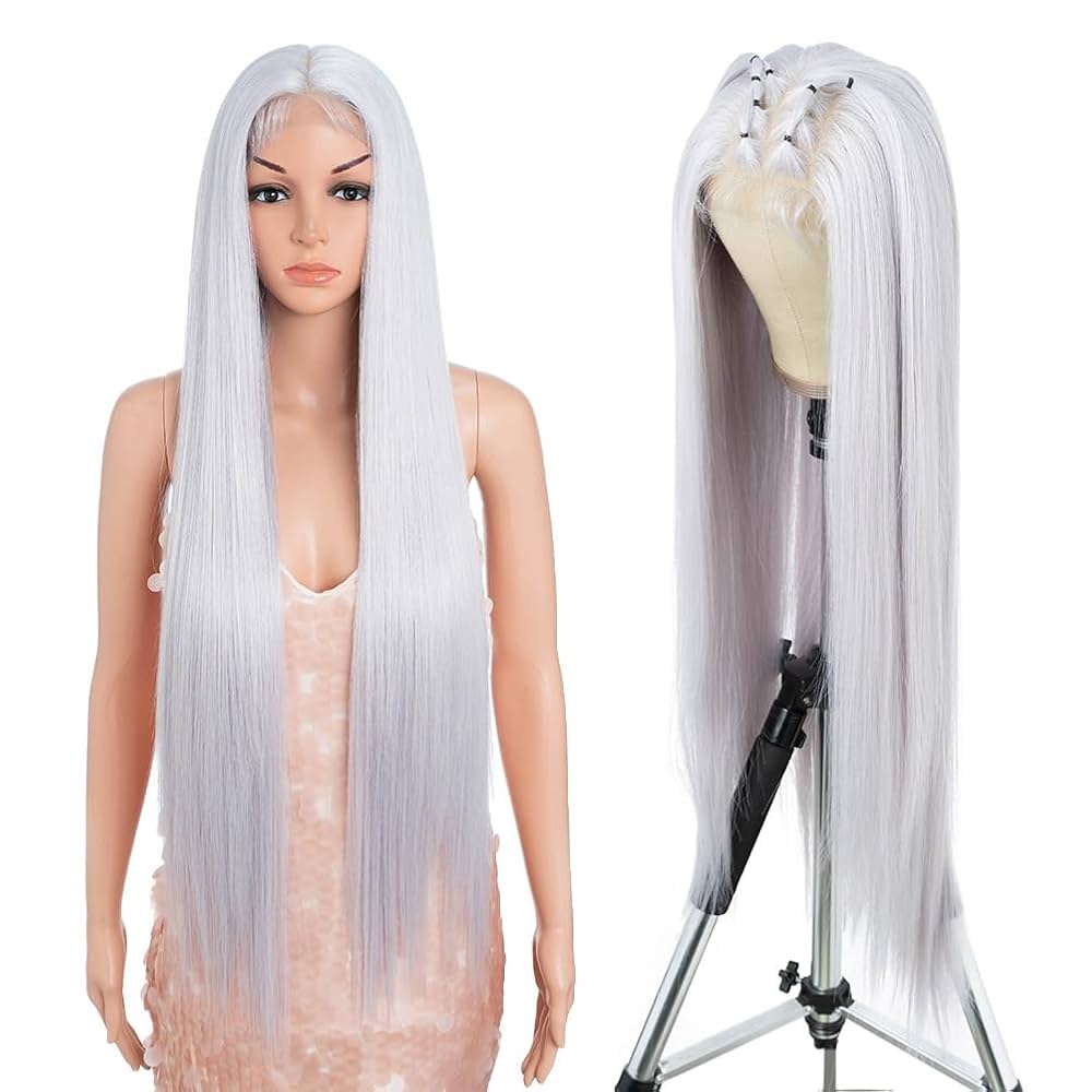 (⸝ᵕᴗᵕ⸝⸝)a Amazon.com : Style Icon 36” Super Long 13x4 Lace Wig Easy
