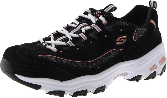 Skechers Femmes D'Lites - Me Temps Dentelle vers le haut Mode Sneakers Snaker